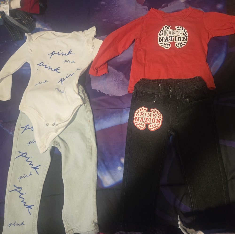 Baby Toddler Girl Victoria Secret Pink Outfits